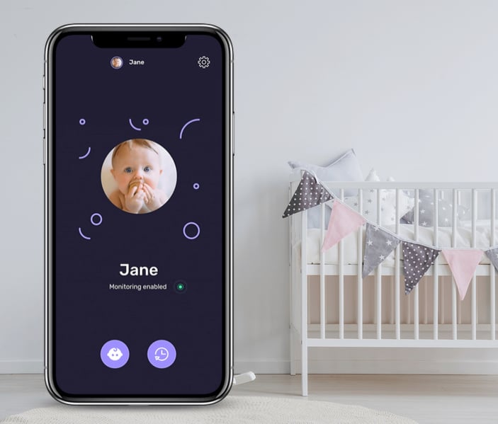 baby guard app interface