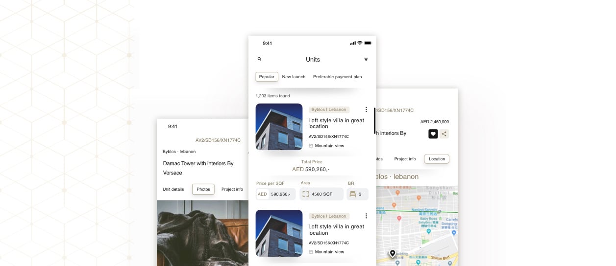 damac application interface