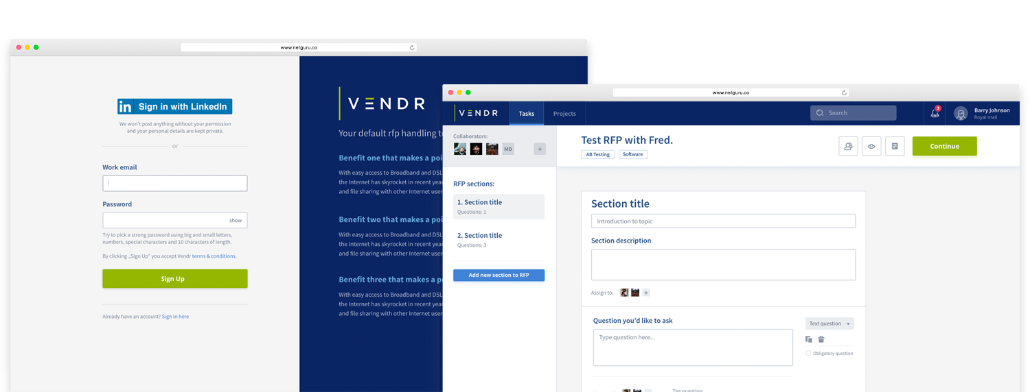 vendr header image